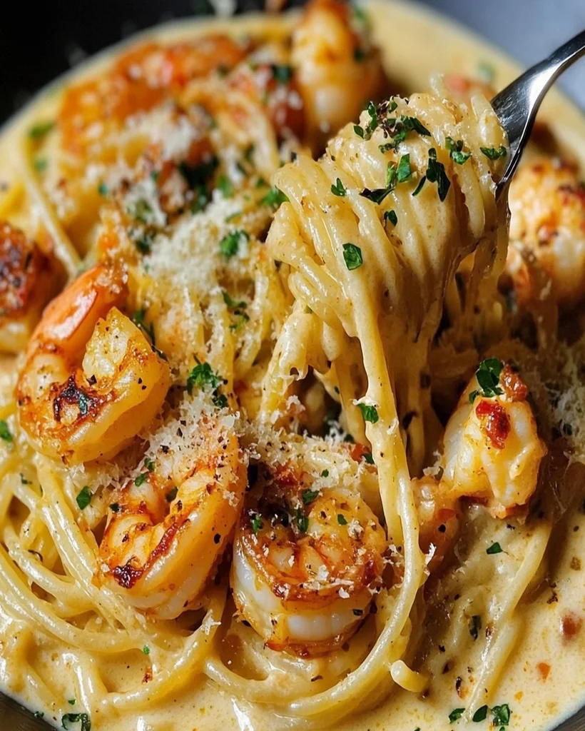 Creamy Chilli Garlic Prawn Pasta - Easy 20-Minute Recipe