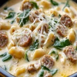 Creamy Parmesan Italian Sausage Soup - Easy & Delicious Recipe