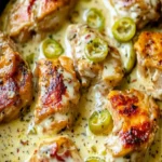 Creamy Pepperoncini Chicken Skillet Recipe - Quick & Easy