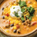 Creamy Taco Soup Recipe – Easy, Hearty, and Delicious Soup