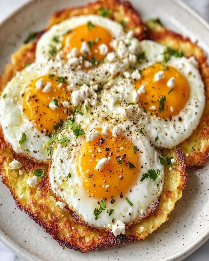 Crispy Feta Fried Eggs Recipe – Quick & Tasty Breakfast