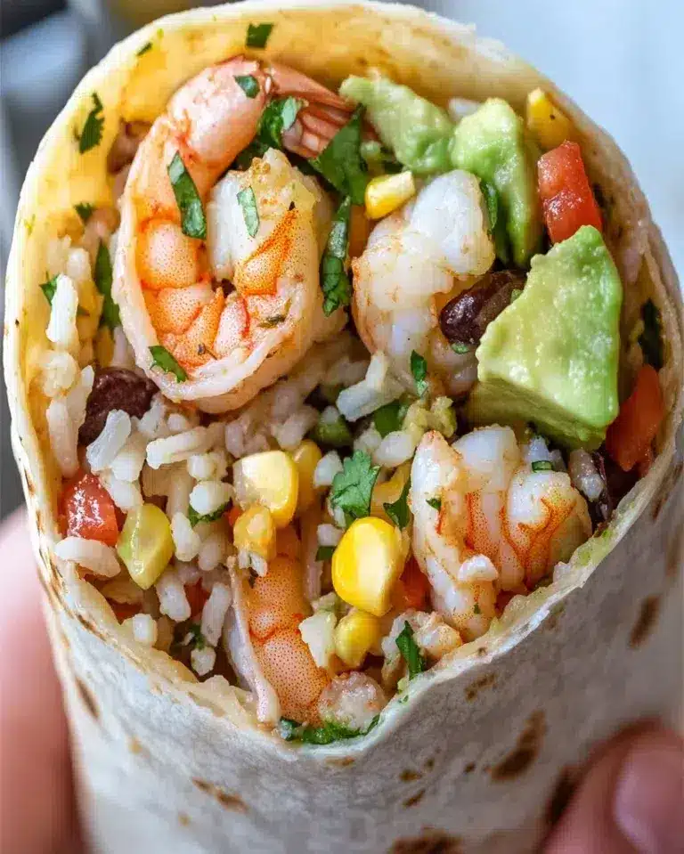 Easy Shrimp Burrito Recipe - Quick and Delicious Homemade Meal