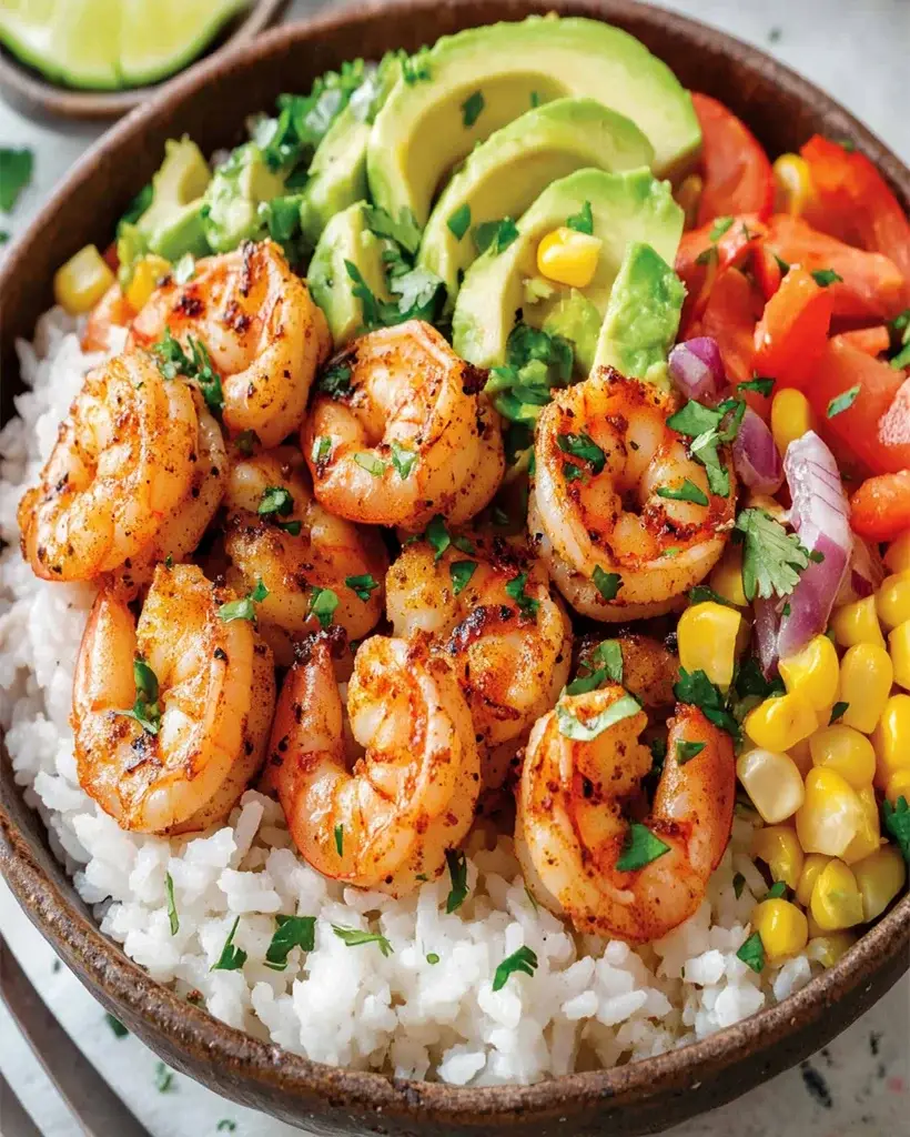 Fiesta Shrimp Rice Bowl Recipe - Quick, Easy, and Delicious