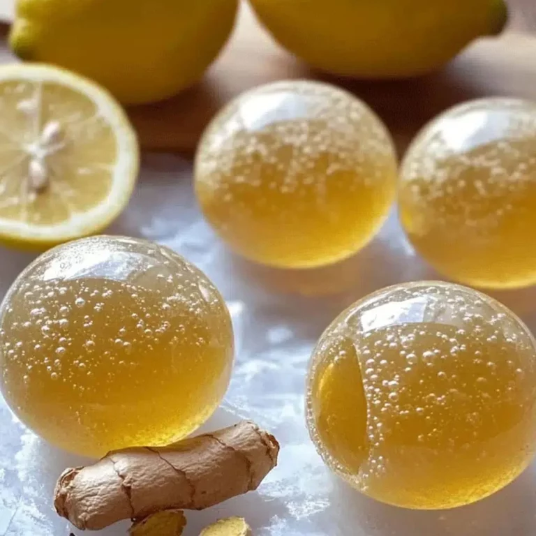 Flu Cold Tea Bombs with honey, lemon, and ginger on a wooden board, a natural immune booster for cold and flu relief.