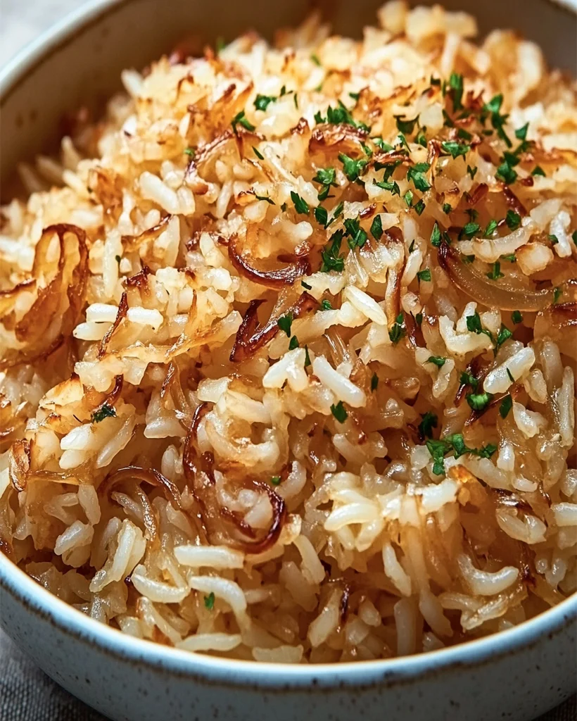 French Onion Rice Recipe - Savory & Easy Side Dish Idea