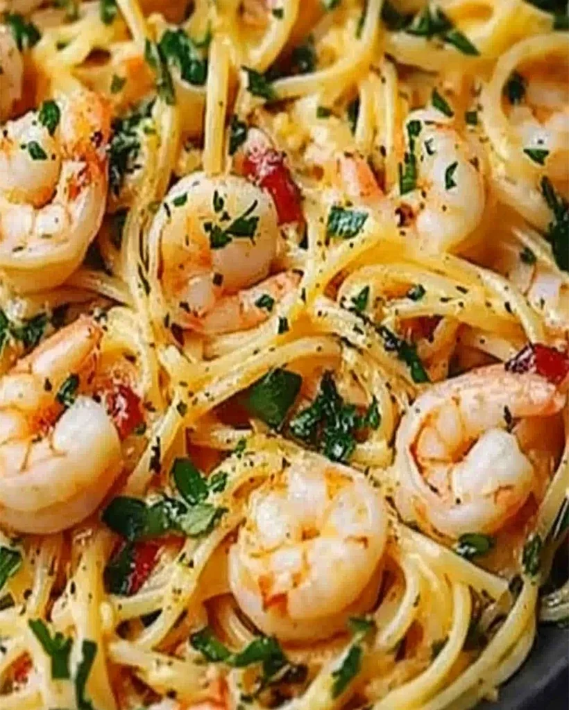 Garlic Butter White Wine Shrimp Pasta – Quick Recipe