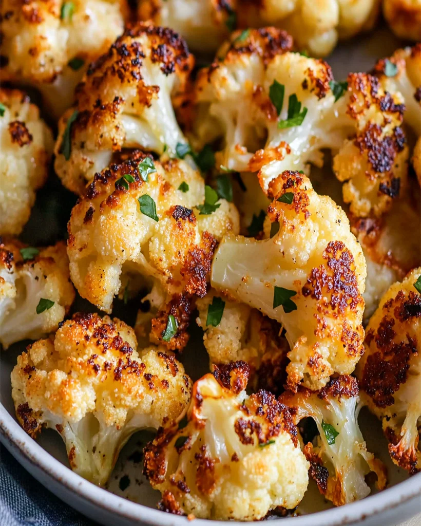 Garlic-Parmesan Roasted Cauliflower Recipe - Flavorful & Easy