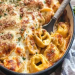 Gratin de Tortellini with Parmesan and Mozzarella Recipe