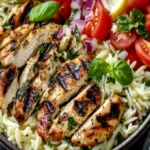 Greek Chicken Orzo Power Bowls – Easy, Healthy Recipe