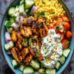 Greek Chicken Tzatziki Bowls Recipe – Easy & Flavorful