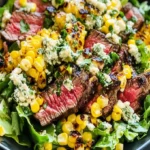 Grilled Corn and Gorgonzola Steak Salad Recipe for Summer