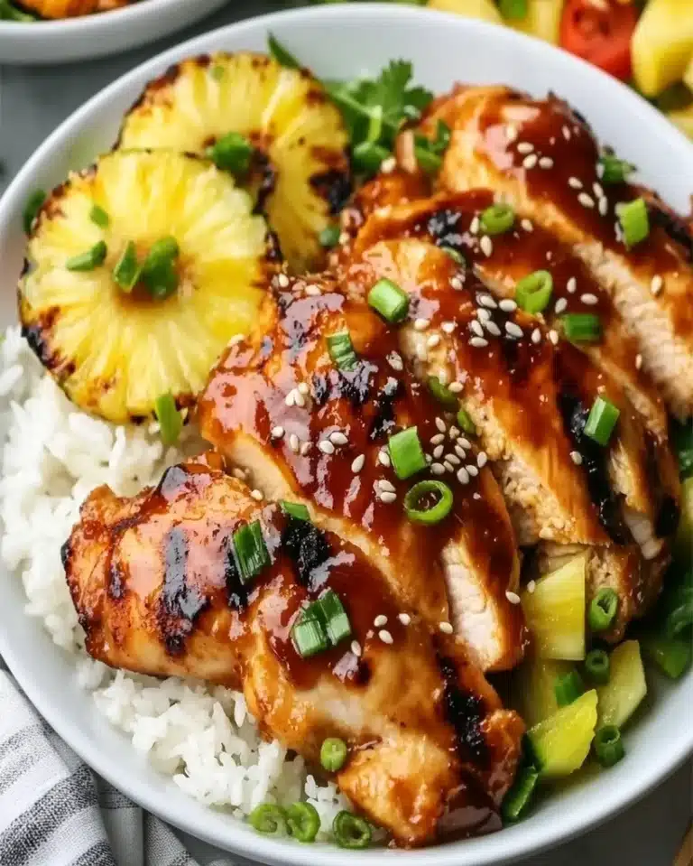 Hawaiian BBQ Chicken Recipe - Sweet, Savory & Easy to Make