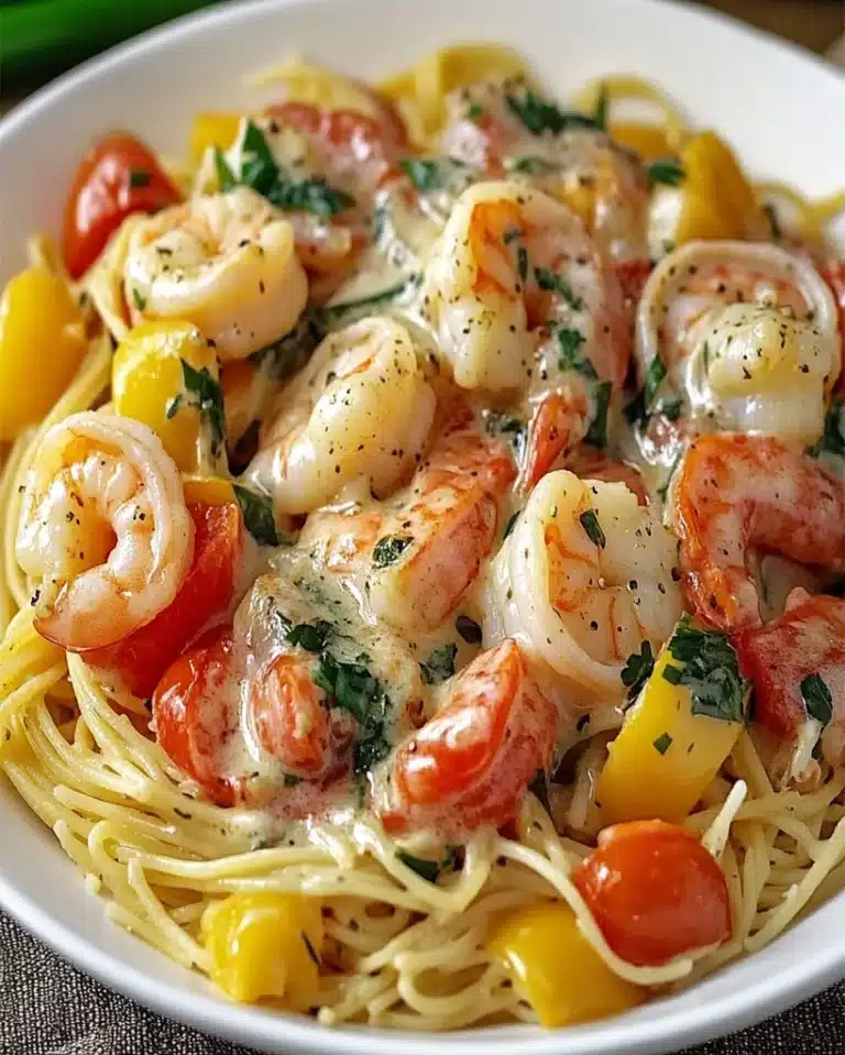 Healthy Shrimp Pasta Recipe - Creamy, Delicious, and Easy