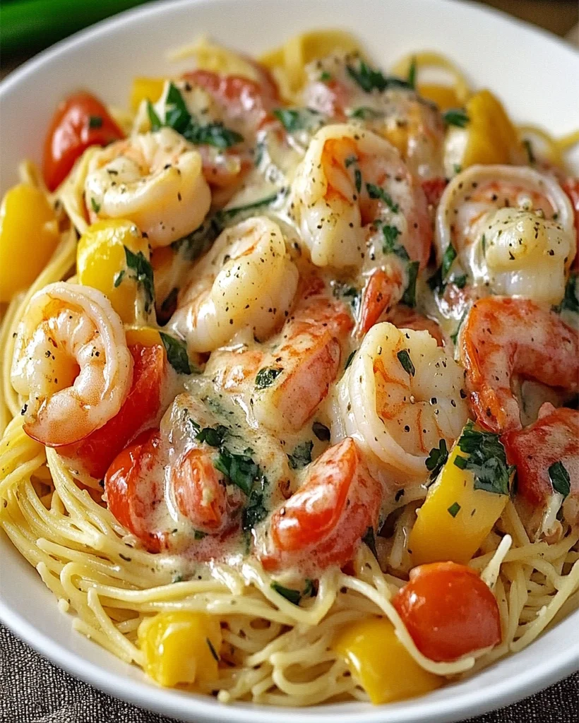 Healthy Shrimp Pasta Recipe - Creamy, Delicious, and Easy