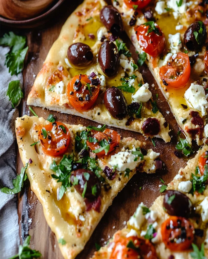 Homemade Mediterranean Flatbread Recipe - Easy & Quick