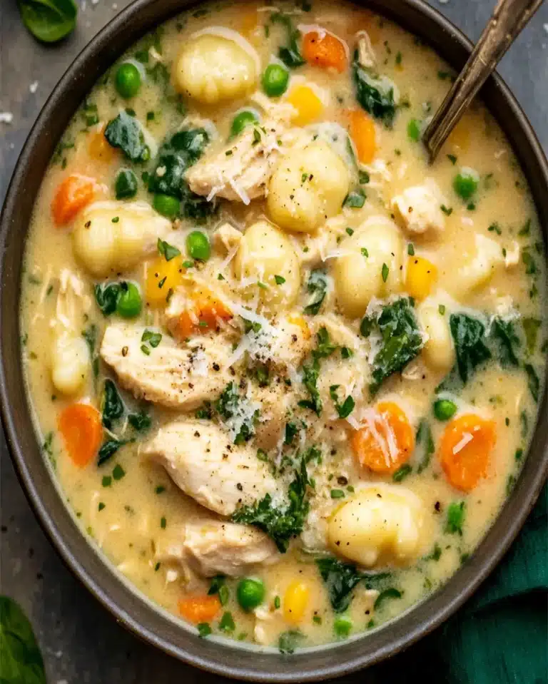 Instant Pot Chicken Gnocchi Soup - Easy, Creamy Recipe