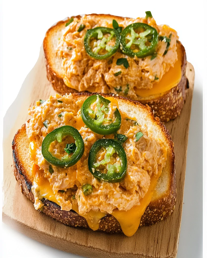 Jalapeño Cheddar Tuna Melts – Easy, Spicy & Protein-Packed