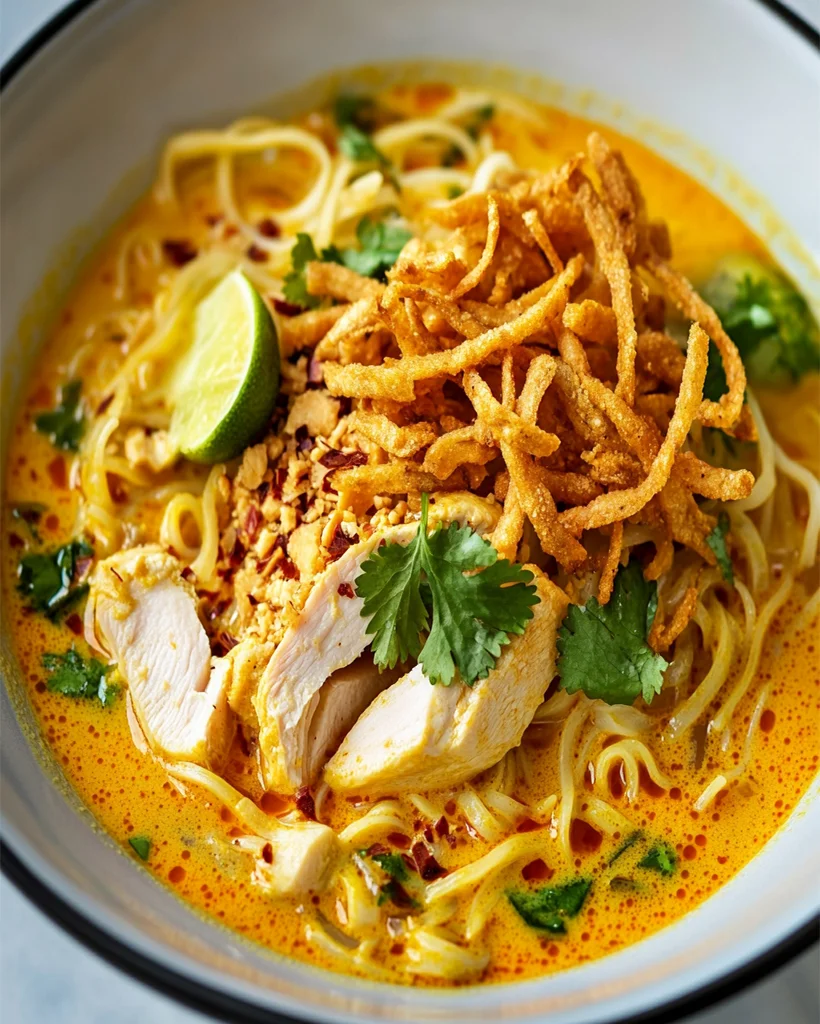 Khao Soi Recipe - Authentic Thai Coconut Curry Noodle Soup