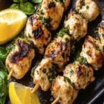 Lemon Basil Chicken Kebabs - Fresh, Easy & Flavorful Recipe