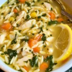 Lemon Chicken Orzo Soup Recipe | Easy & Comforting Meal