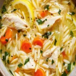 Lemon Chicken Orzo Soup Recipe - Cozy, Healthy, and Delicious