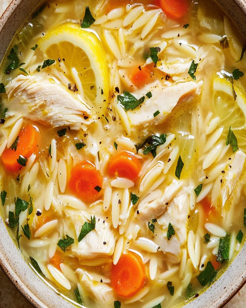 Lemon Chicken Orzo Soup Recipe - Cozy, Healthy, and Delicious