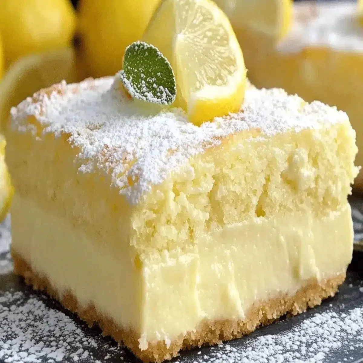 Lemon Custard Cake | Moist & Easy Dessert Idea