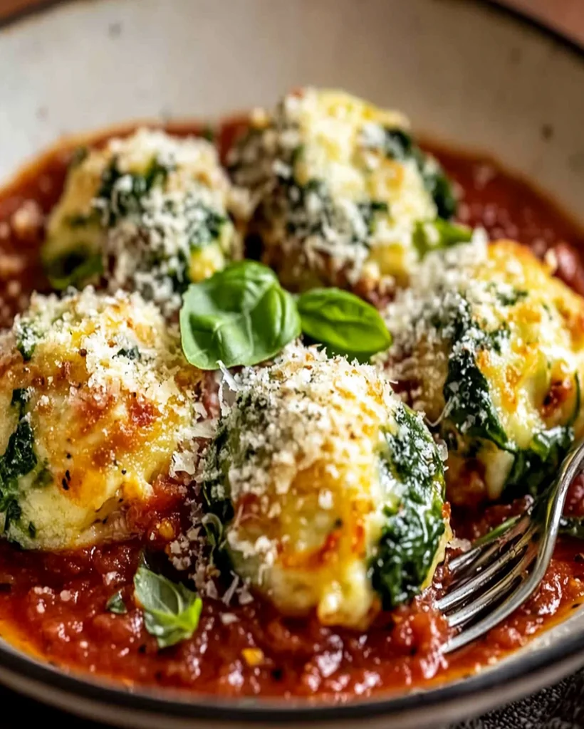 Malfatti Recipe – Authentic Spinach Ricotta Dumplings in Napoli Sauce