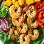 Mango Mandarin Sesame Shrimp Salad – Fresh & Flavorful Recipe