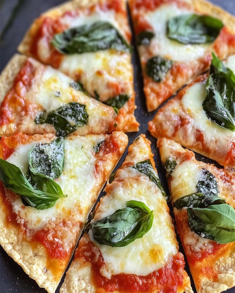 Margherita Tortilla Pizza Recipe - Quick & Easy Personal Pizza