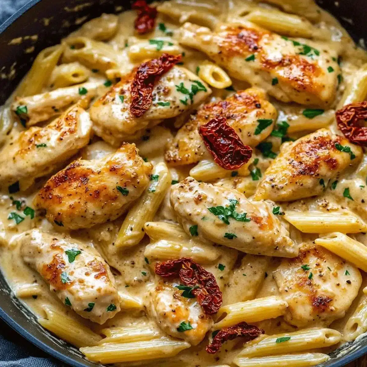 Marry Me Chicken Pasta - Creamy Garlic Parmesan Dish