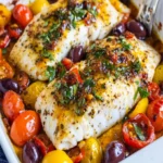 Mediterranean Baked Fish Recipe - Easy & Flavorful Meal