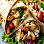 Mediterranean Chicken Wraps Recipe – Fresh & Flavorful Meal