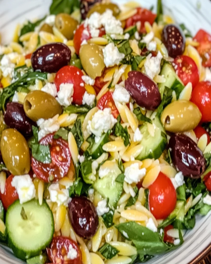 Mediterranean Orzo Salad Recipe - Fresh, Flavorful & Easy