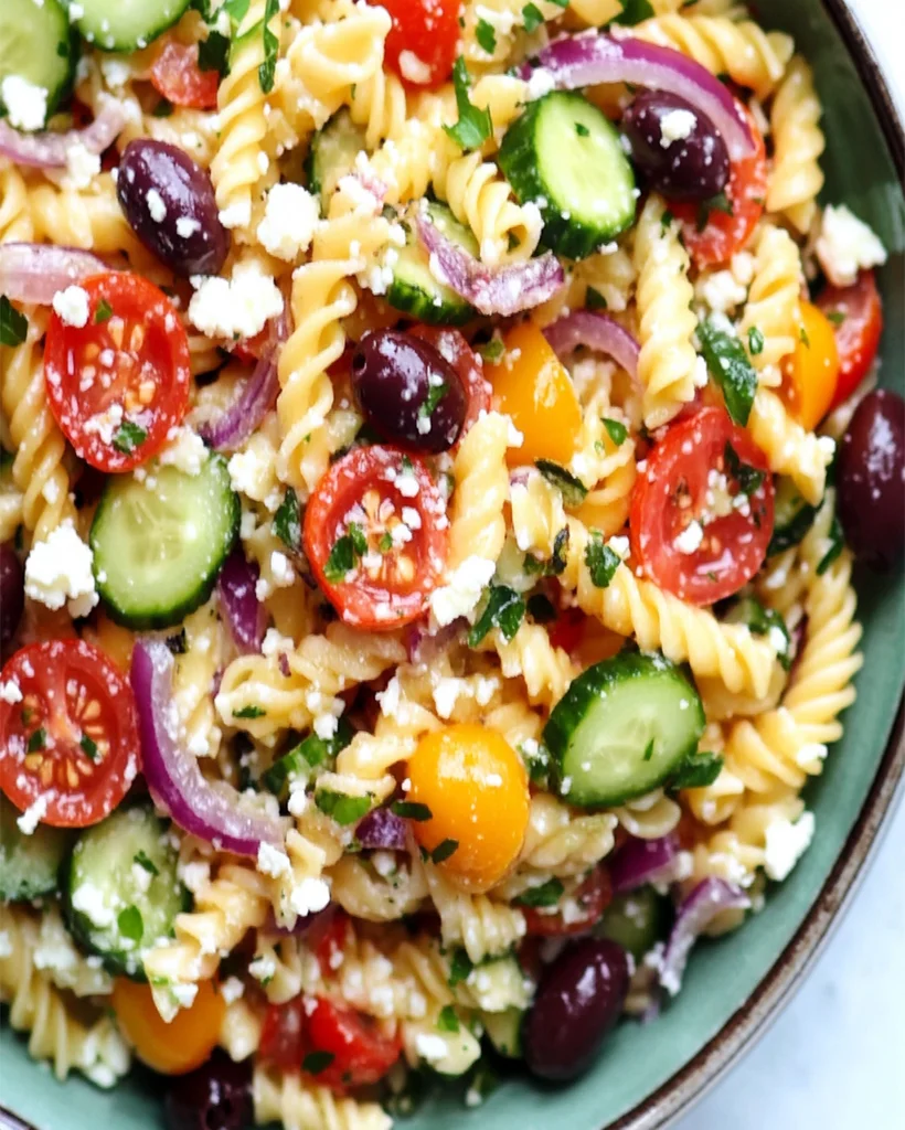 Mediterranean Pasta Salad Recipe: Fresh, Zesty, and Easy to Make