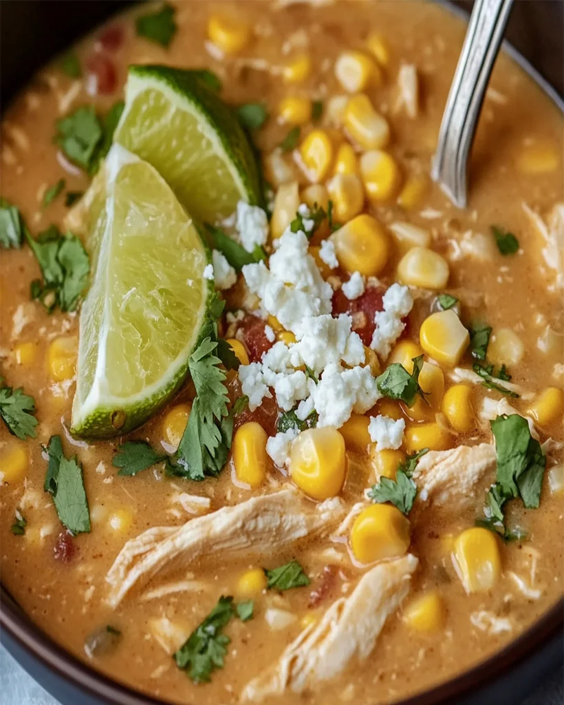 Mexican Street Corn White Chicken Chili - Easy Recipe