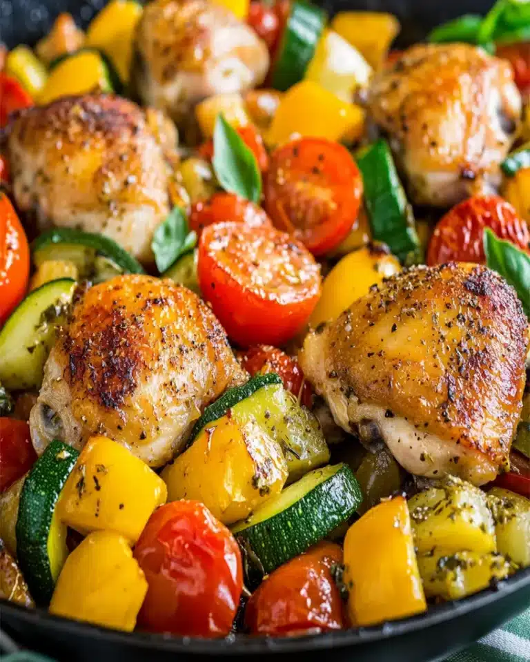 One Pan Italian Chicken Skillet Recipe | Easy & Flavorful Meal