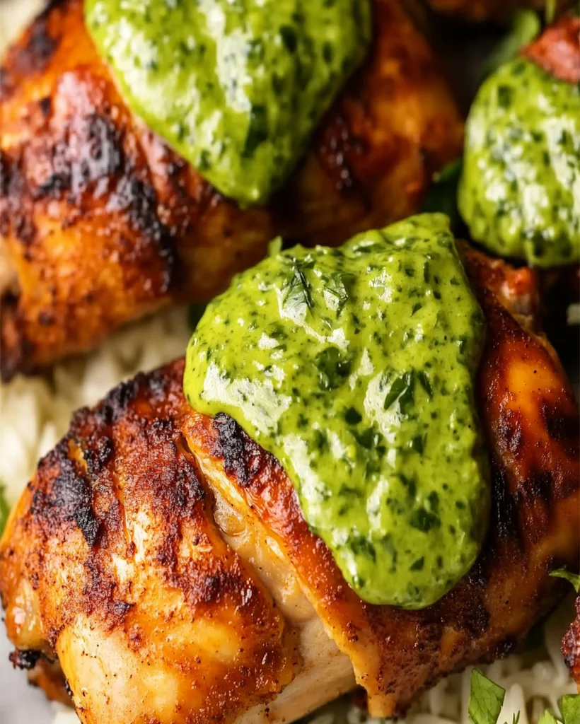 Peruvian Chicken with Green Sauce Recipe – Juicy & Flavorful