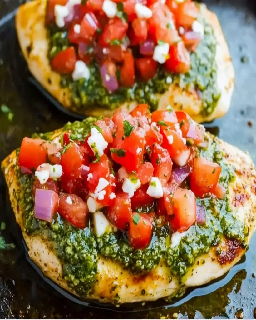 Pesto Bruschetta Chicken Recipe: Easy, Flavorful Italian Dish