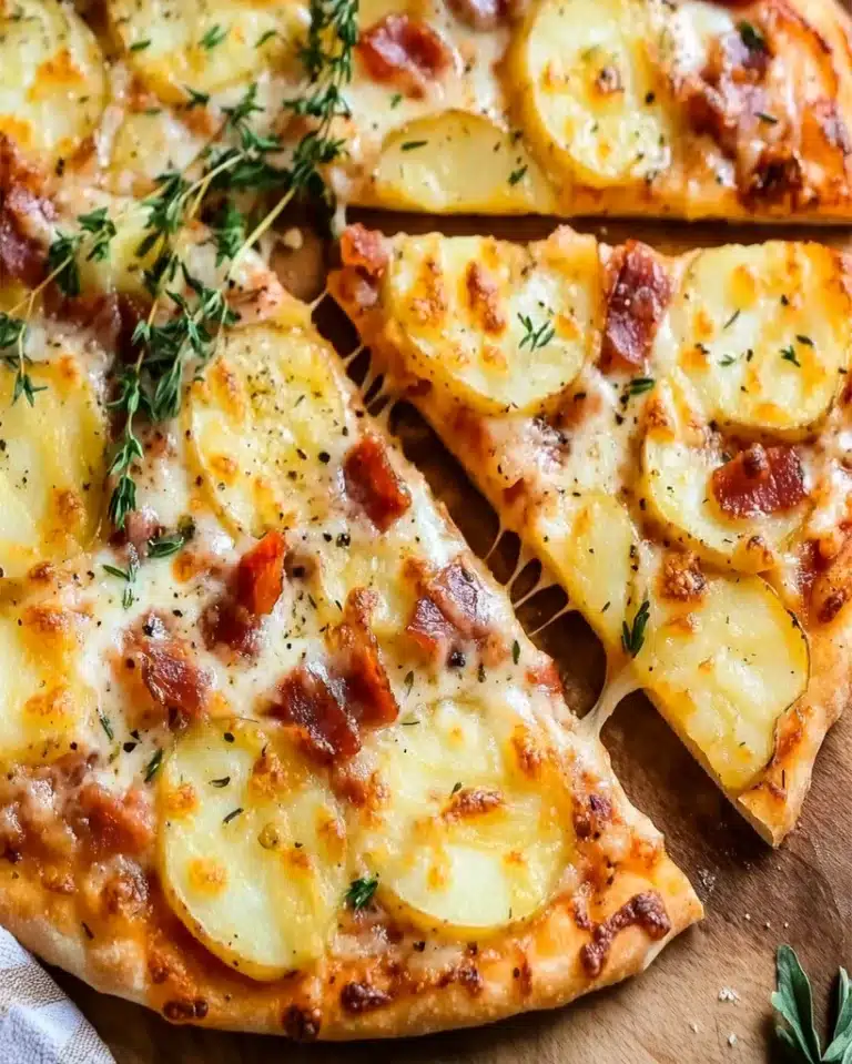 Potato and Pancetta Pizza Recipe - Perfect Italian Dish