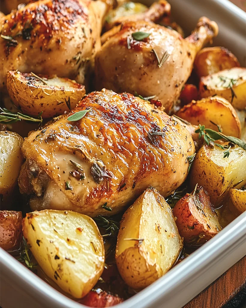 Poulet à l’italienne et Pommes de Terre - Easy Recipe