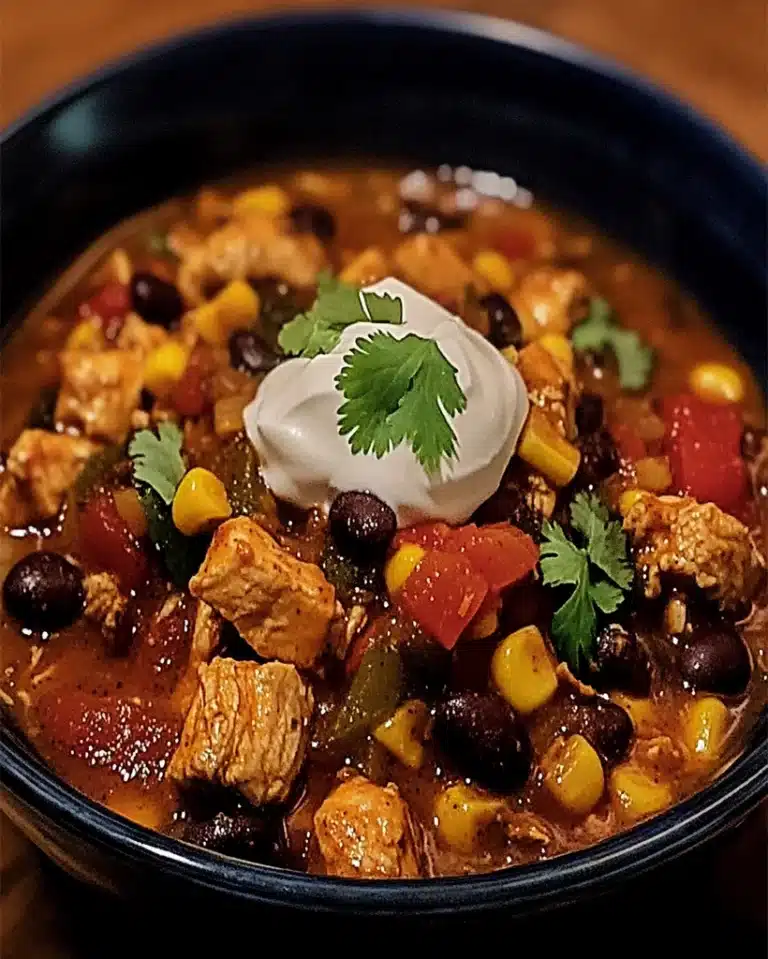 Roasted Poblano Chicken Chili - Creamy, Flavorful Recipe