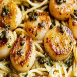 Scallop Pasta Recipe – Delicious Pasta with Caper Butter Sauce