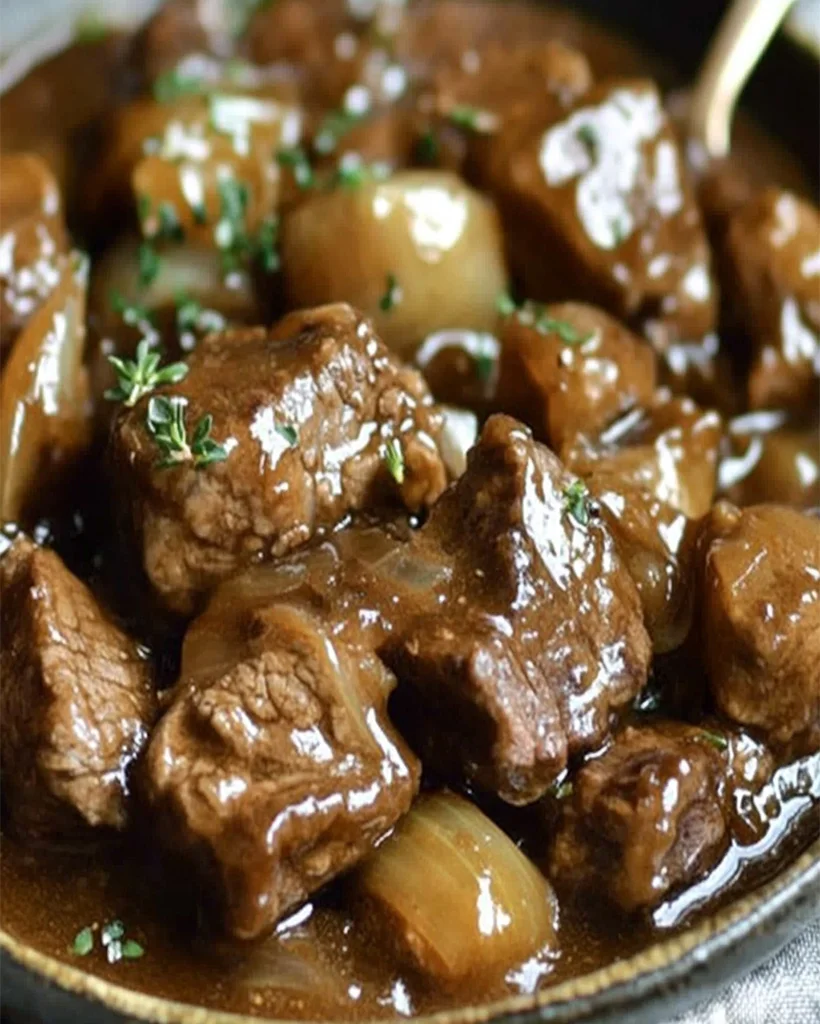 Slow-Cooked Beef in Onion Sauce - Ultimate Comfort Food