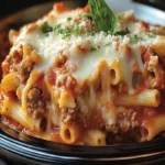 Slow Cooker Baked Ziti Recipe – Easy, Cheesy & Delicious