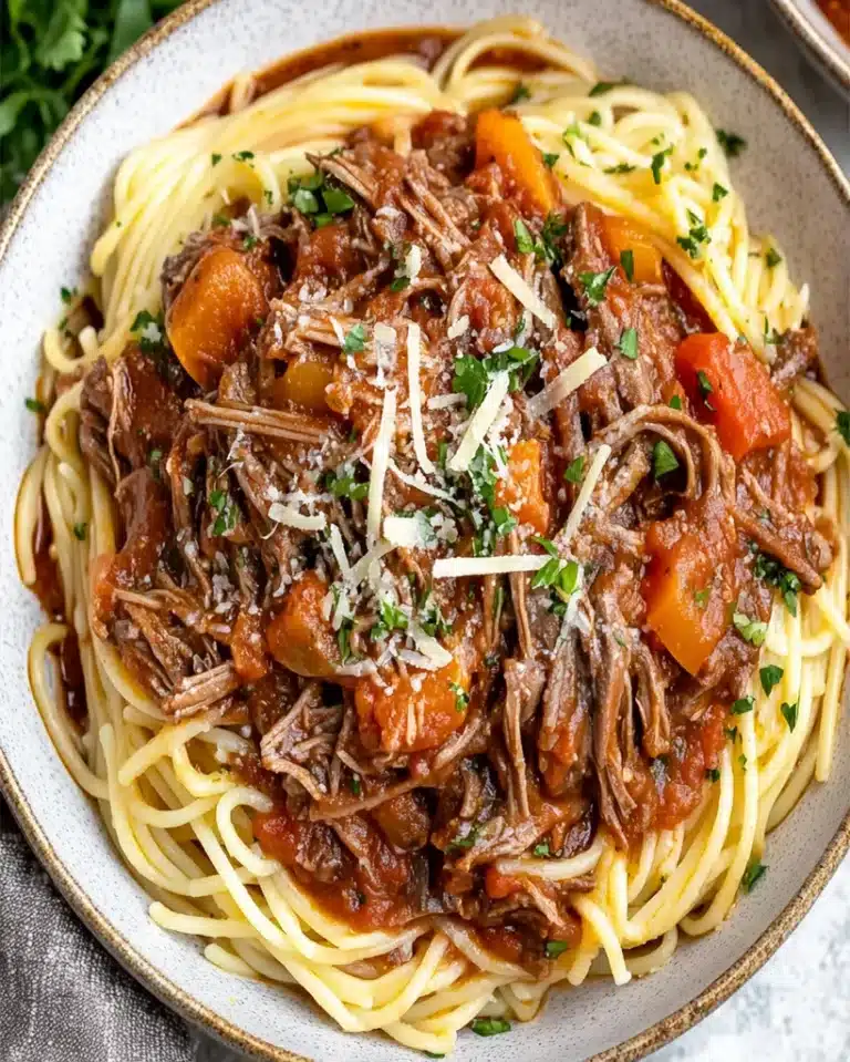 Slow Cooker Beef Ragu Recipe | Hearty Italian Comfort Dish
