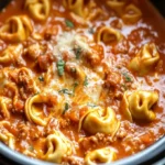 Slow Cooker Cheesy Tortellini Recipe - Comfort Food Bliss