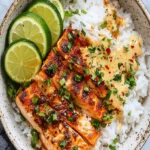 Spicy Salmon Bowls with Coconut Rice | Easy Recipe