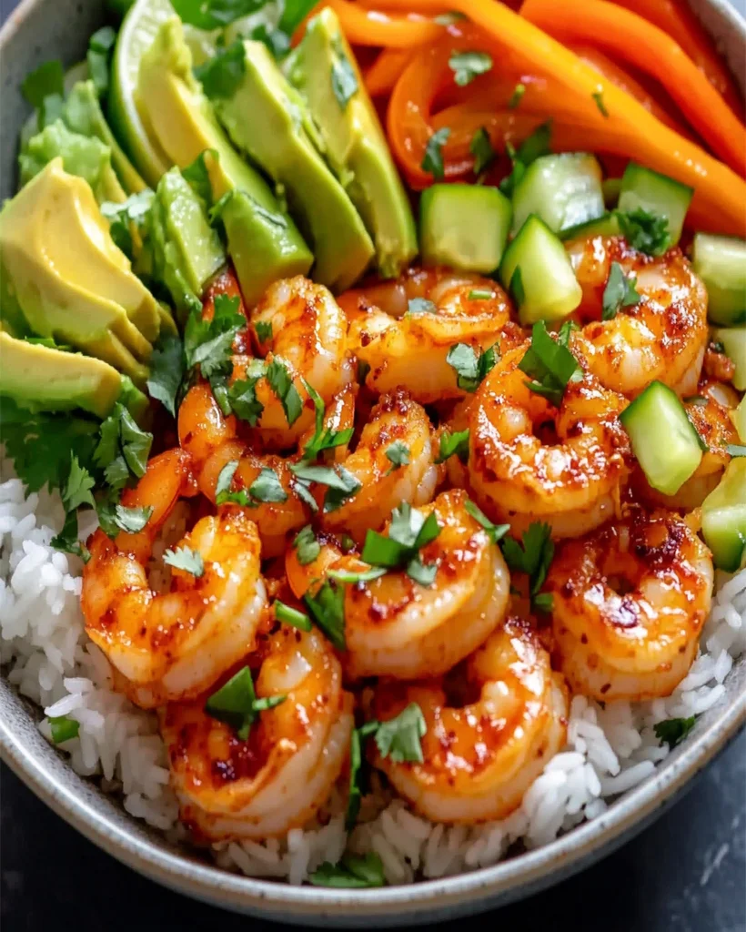 Spicy Shrimp Rice Bowls - Quick, Flavorful, and Healthy