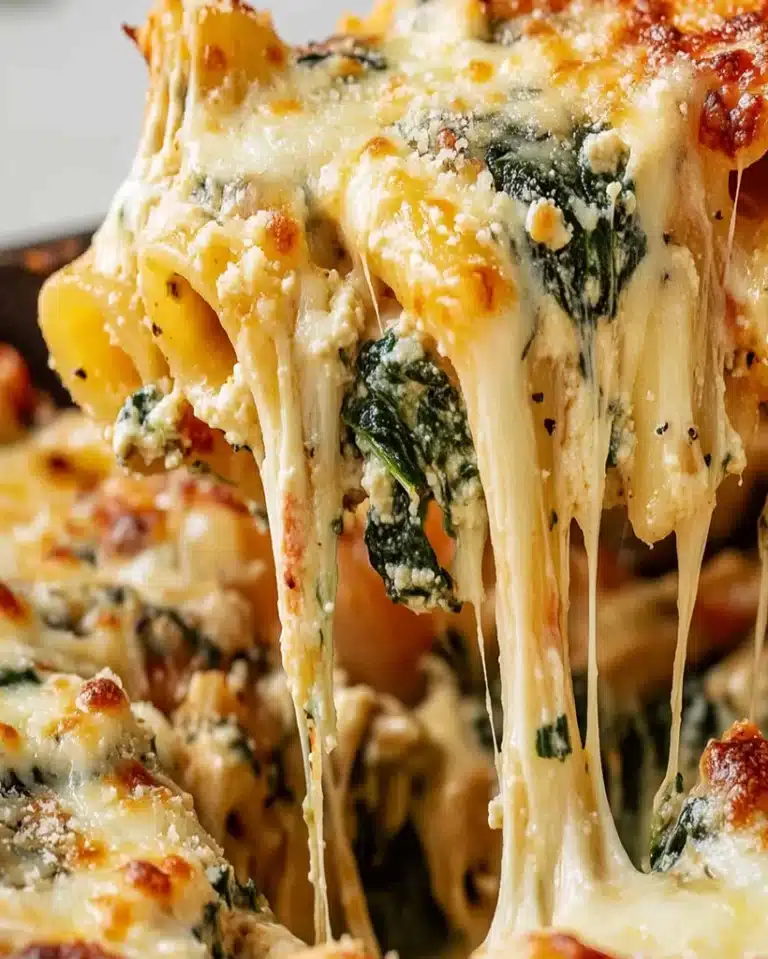 Spinach & Ricotta Pasta Bake - Easy, Cheesy & Delicious
